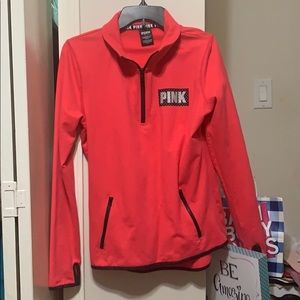 Pink VS neon hot pink sweater